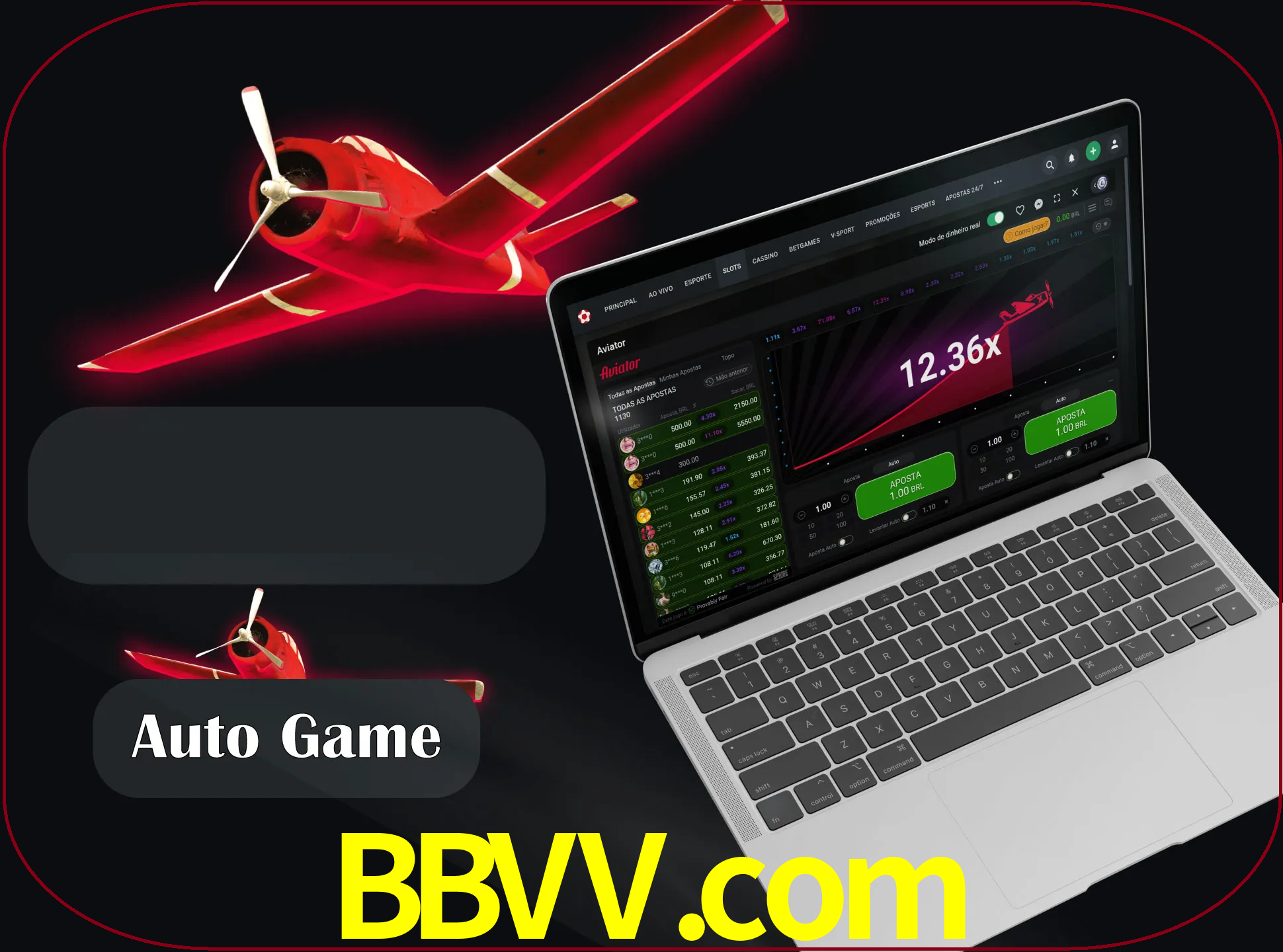 No modo automático, os jogos apostam e sacam seu dinheiro automaticamente.