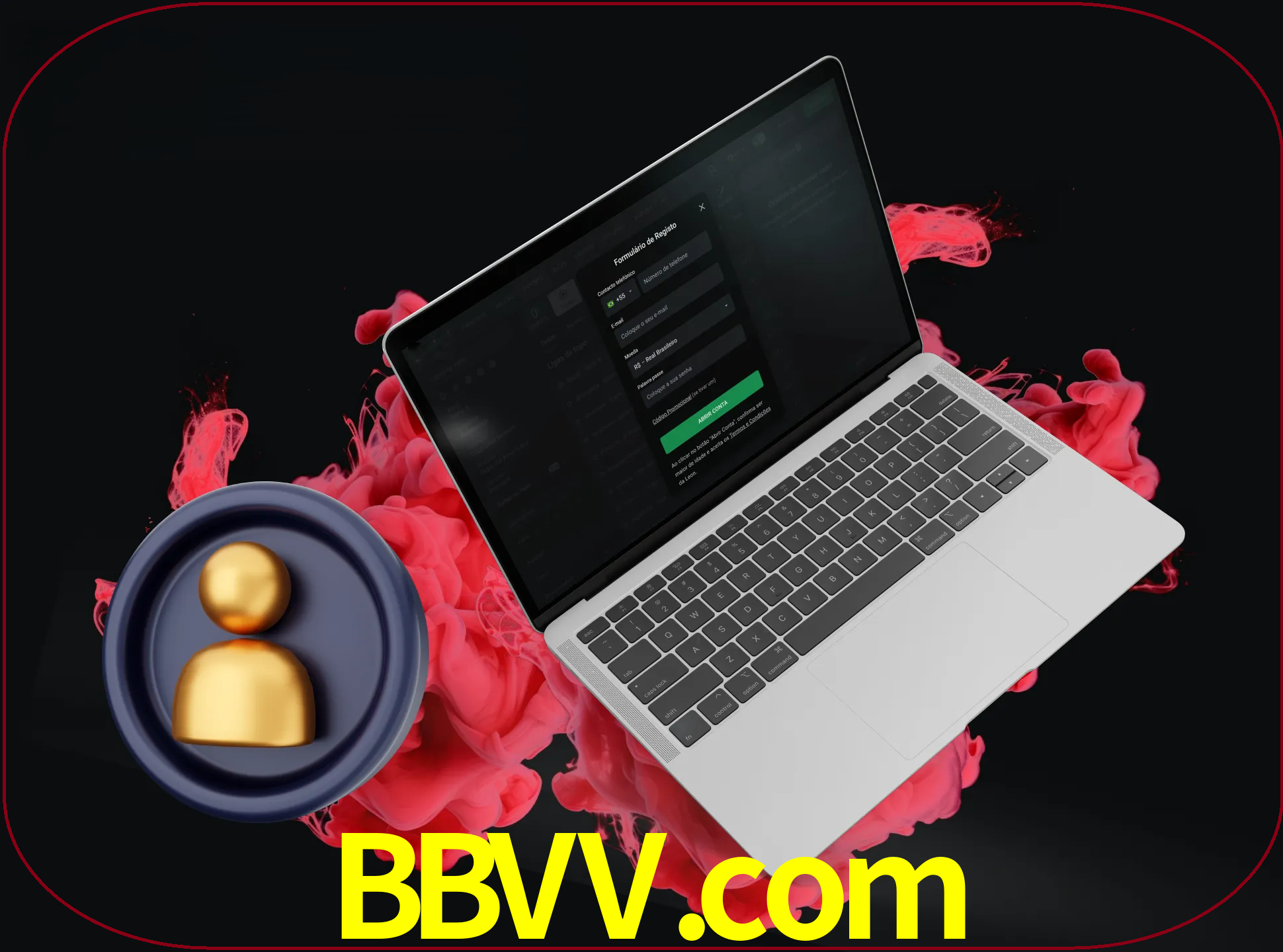 No cabeçalho do site bbvv, clique no botão que o levará a um formulário especial onde terá de introduzir as suas informações actuais.