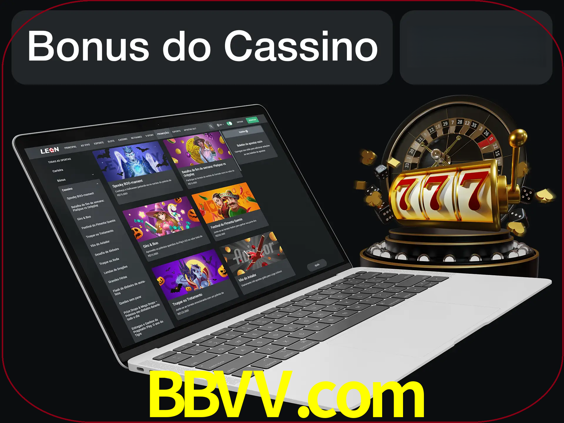 Use o bônus do cassino para começar melhor.