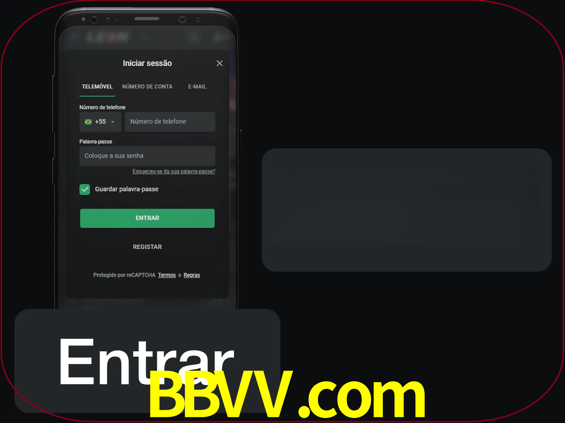 Faça o login para começar a apostar e jogar no cassino.